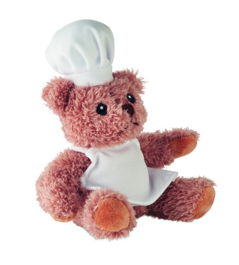 Logo trade corporate gift photo of: Teddy bear plush chef