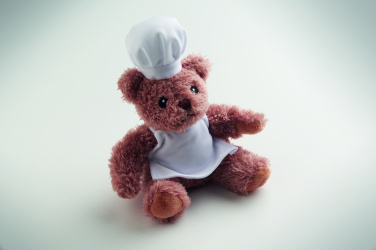 Logo trade advertising products image of: Teddy bear plush chef