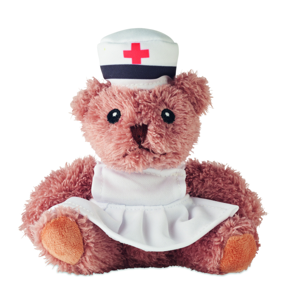 Logo trade promotional product photo of: Teddy bear plush nurse