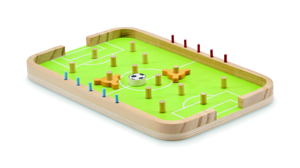 Logo trade promotional products image of: Wooden soccer game