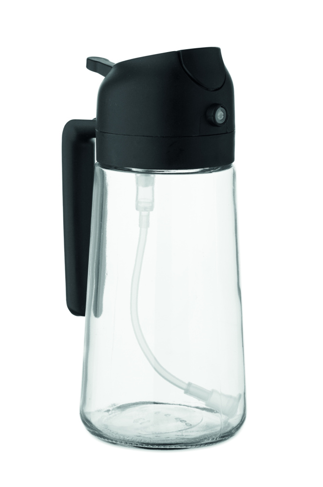 Logo trade promotional item photo of: Glass oil dispenser & sprayer