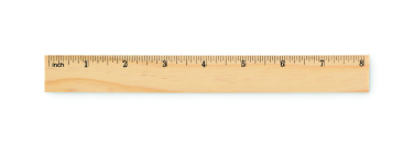 Logo trade corporate gift photo of: Wooden ruler 20cm