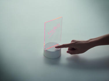Logo trade corporate gifts picture of: Light-up LED memo board