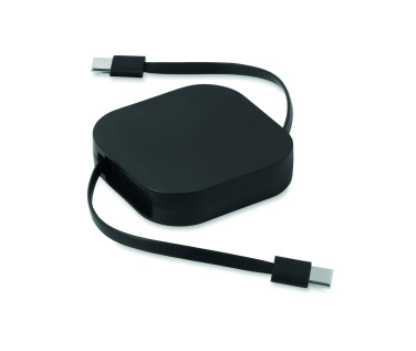 Logo trade promotional item photo of: 100W retractable charging cable