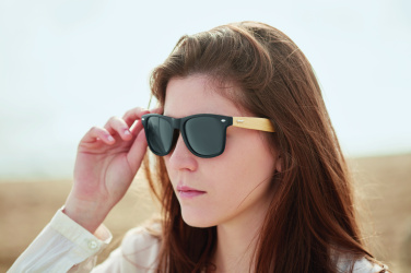 Logotrade promotional item picture of: Sunglasses with bamboo arms RAKVERE