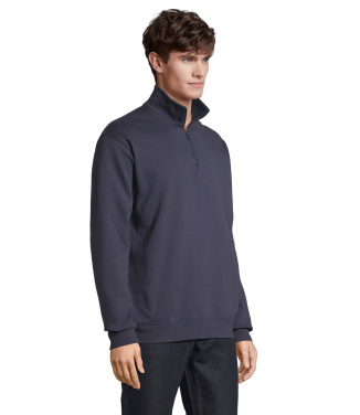 Logo trade promotional giveaways image of: CONRAD Sweat Zip Collar