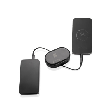 Logotrade promotional gift picture of: Chargevix RCS rplastic Multi-functional 60W charging set