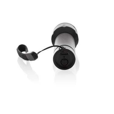 Logotrade promotional product picture of: Flara RSC recycled plastic USB-rechargeable torch