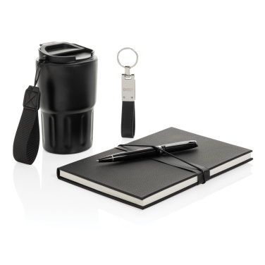 Logo trade promotional giveaway photo of: Swiss Peak RCS certified deluxe business gift set w/ tumbler