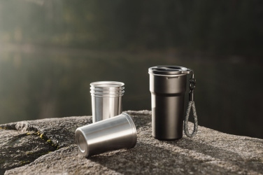 Logo trade promotional merchandise photo of: VINGA Parks RCS SS cup, 4 pcs, 250 ML