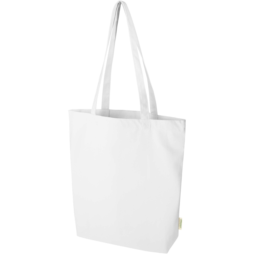 Logotrade promotional giveaways photo of: Odisha 180 g/m² OCS organic wide bottom tote bag 11L