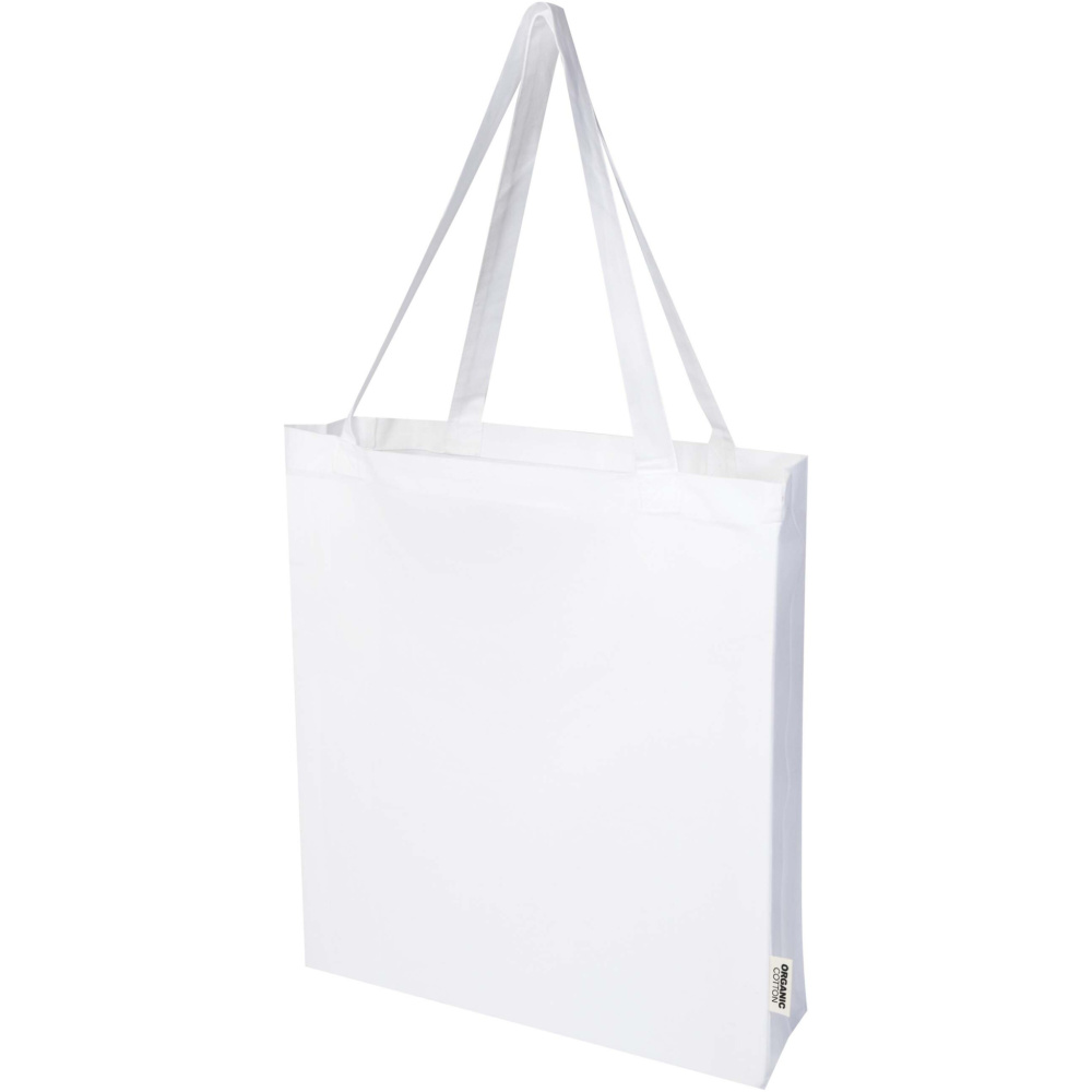 Logo trade business gift photo of: Odisha 180 g/m² OCS organic full gusset tote bag 14L
