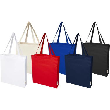 Logo trade promotional products picture of: Odisha 180 g/m² OCS organic full gusset tote bag 14L
