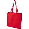 Odisha 180 g/m² OCS organic full gusset tote bag 14L, Red