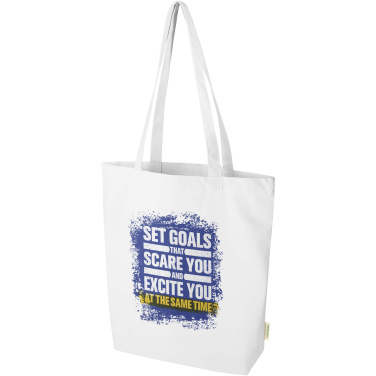 Logo trade promotional items picture of: Odisha 270 g/m² OCS organic tote bag 10L