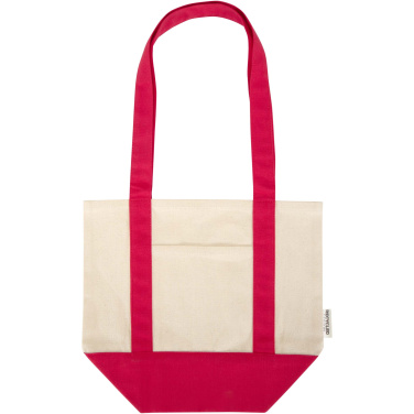 Logo trade promotional products image of: Sam 320 g/m² GRS recycled mini cotton tote bag