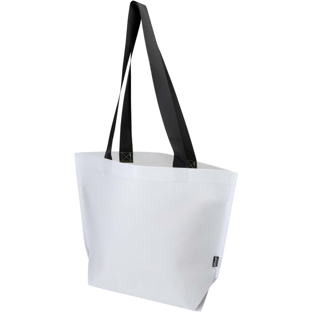 Logotrade promotional items photo of: Duo GRS recycled double-laminated tote bag 18L