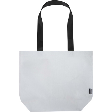 Logo trade promotional merchandise image of: Duo GRS recycled double-laminated tote bag 18L