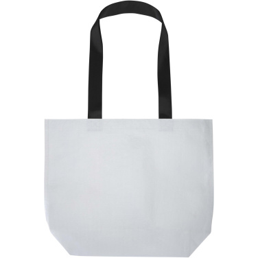 Logo trade corporate gifts image of: Duo GRS recycled double-laminated tote bag 18L