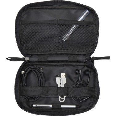 Logotrade promotional items photo of: Resi Plus GRS recycled tech pouch 1L