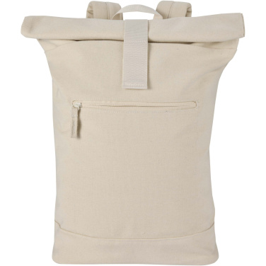 Logotrade promotional merchandise picture of: Recanvas 14” GRS recycled rolltop backpack 16L