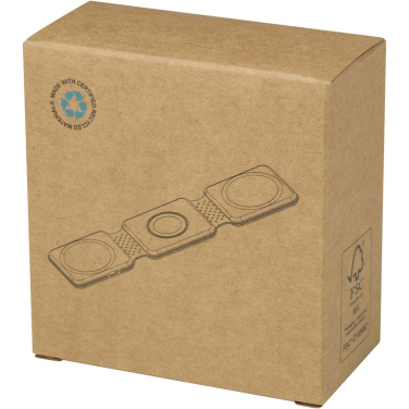 Logo trade promotional items picture of: Armus 3-in-1 15W recycled plastic foldable wireless charger