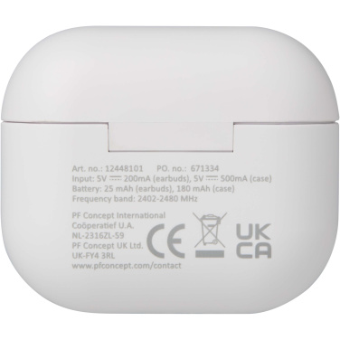 Logotrade advertising products photo of: Altais recycled plastic True Wireless Bluetooth® headset