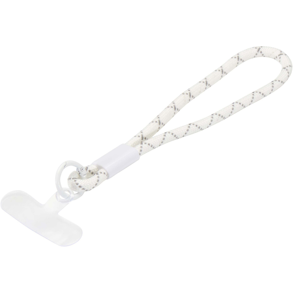 Logo trade promotional gift photo of: Arich recycled plastic smartphone wristband