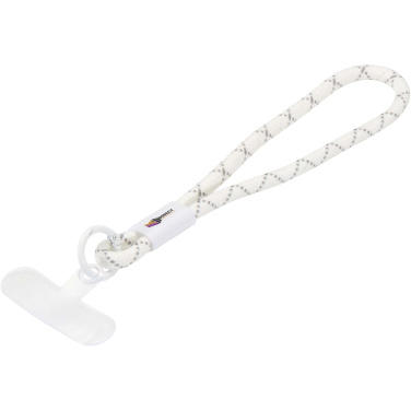 Logo trade promotional giveaways image of: Arich recycled plastic smartphone wristband