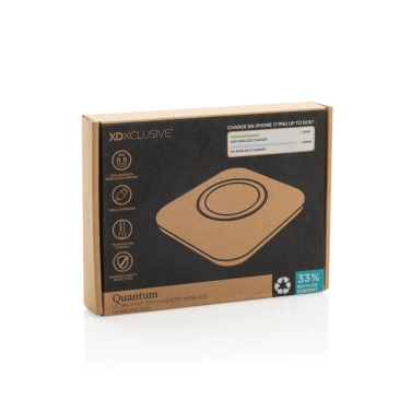 Logo trade advertising products picture of: Quantum ultra-fast 25W magnetic wireless charging pad