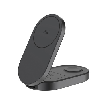 Logotrade promotional item image of: Quantum ultra-fast 3-in-1 25W Foldable Wireless Charger