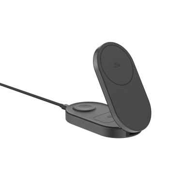 Logo trade promotional gift photo of: Quantum ultra-fast 3-in-1 25W Foldable Wireless Charger
