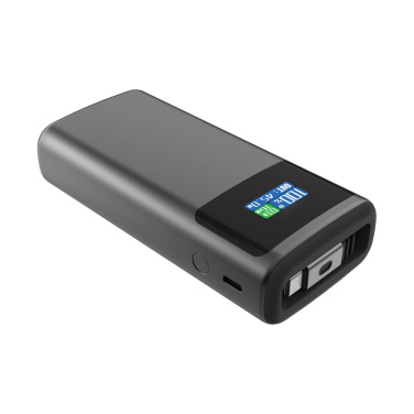Logo trade promotional items image of: Quantum RCS ultra-fast PD45W 10.000mAh powerbank with screen