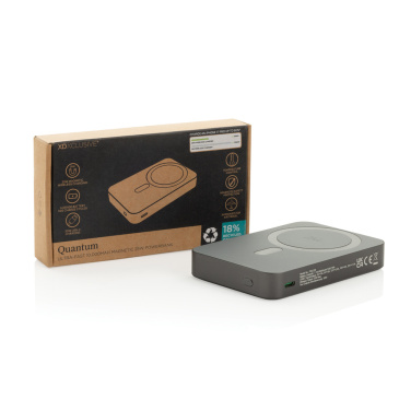 Logo trade promotional merchandise picture of: Quantum RCS ultra-fast 10.000mAh magnetic 25W powerbank