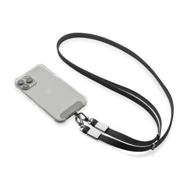 Logo trade promotional gifts picture of: Nivo RCS recycled PET Crossbody lanyard