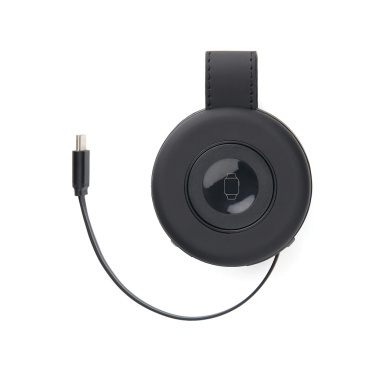 Logo trade corporate gift photo of: VINGA Baltimore RCS 2-in-1 Wireless 15W Travel Charger