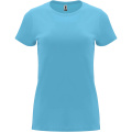 Capri short sleeve women's t-shirt, Turquoise