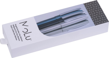 Logo trade promotional product photo of: Metal ballpoint pen Des Moines MoLu