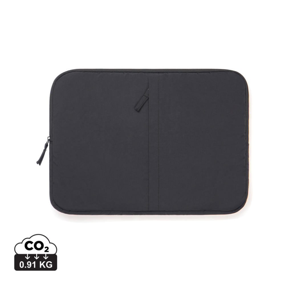 Logo trade promotional merchandise image of: KENTO URBAN RCS recycled nylon 15.6 inch laptop sleeve