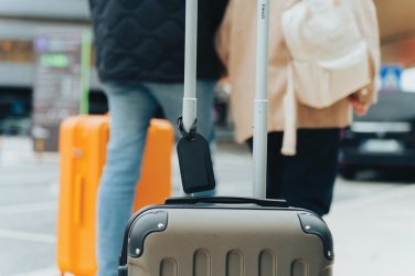 Logotrade advertising product picture of: Globefind Dual RCS luggage tag with worldwide locating