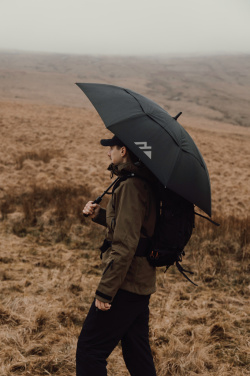 Logotrade promotional gift picture of: Nordic Drift Trail 27" AWARE™ RPET storm UPF 50+ proof Umbre