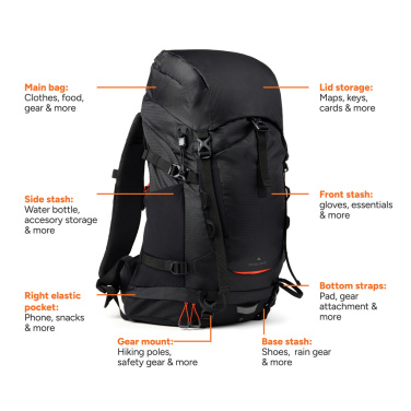 Logotrade promotional giveaway picture of: Nordic Drift Trail RCS backpack 33L