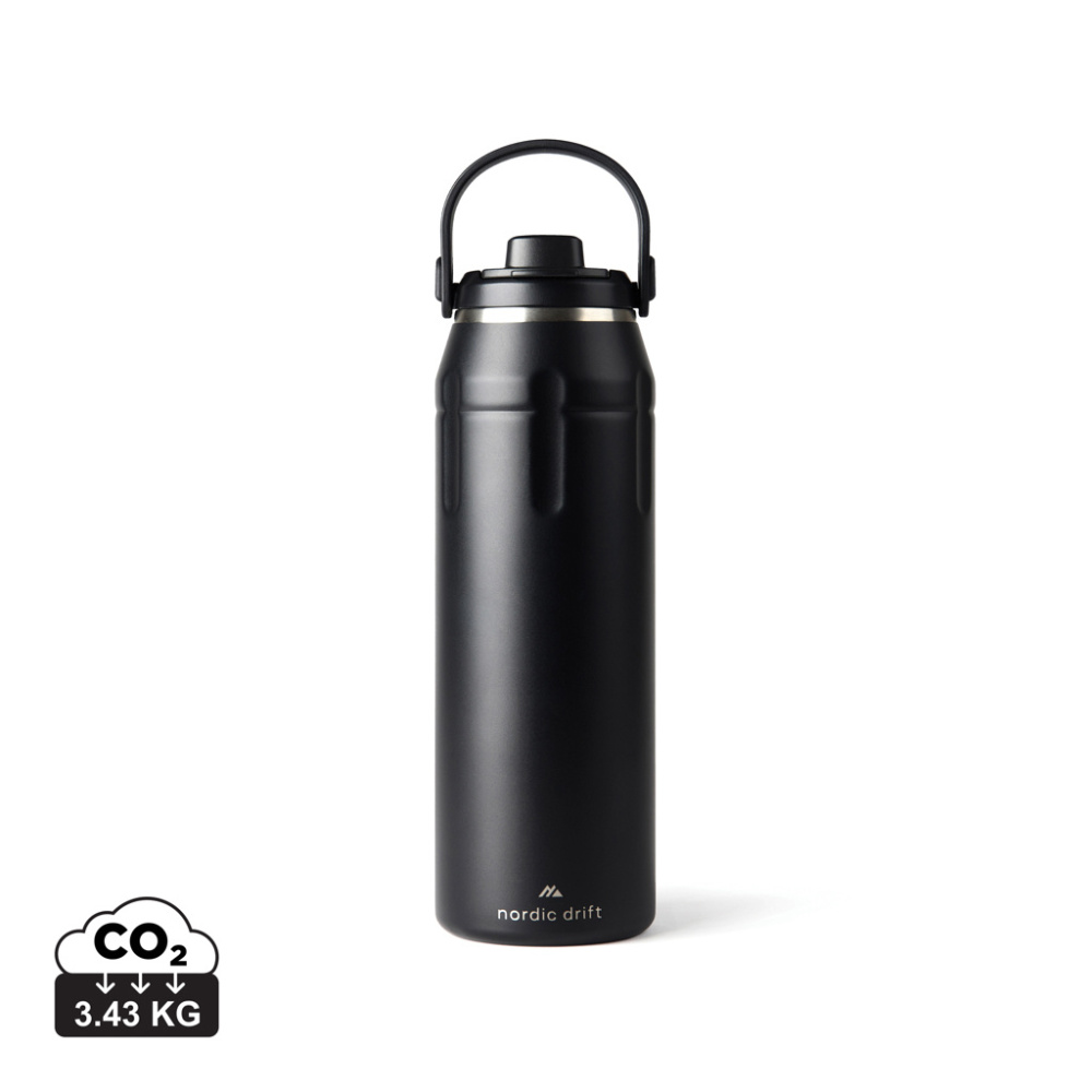 Logo trade promotional merchandise picture of: Nordic Drift Trail RCS Insulated sports bottle 940ml