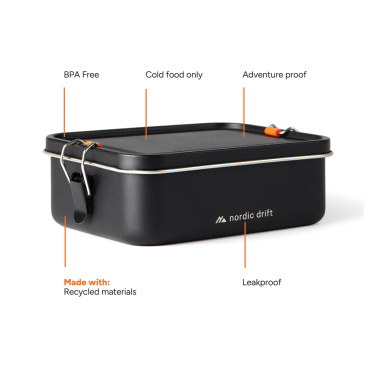 Logo trade promotional merchandise photo of: Nordic Drift Trail RCS Adventure Lunchbox 1200ML
