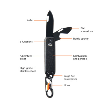 Logotrade business gift image of: Nordic Drift Adventure keychain tool