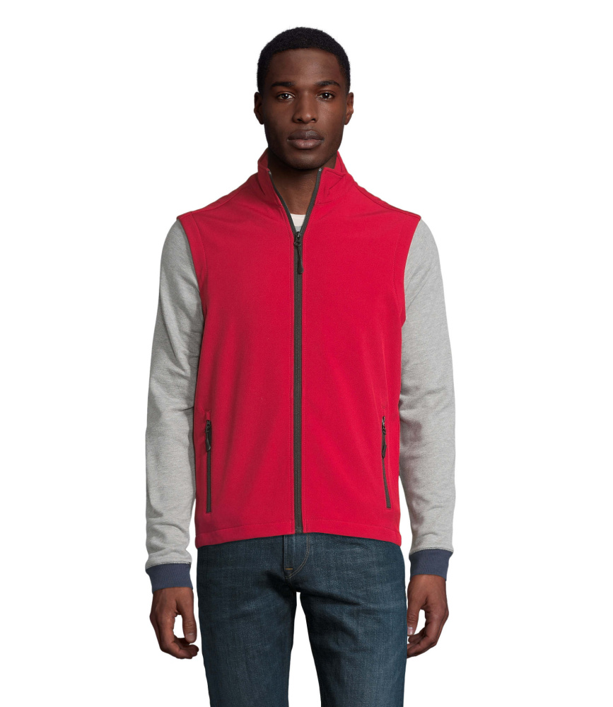 Logotrade promotional item picture of: RACE BW MEN SOFTSHELL