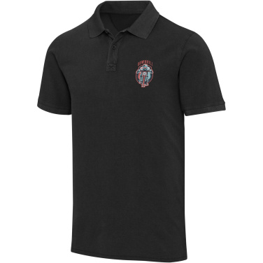 Logo trade promotional item photo of: Calgary 200 g/m2 washed men's polo