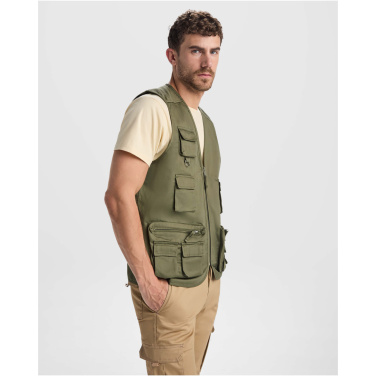 Logotrade promotional product image of: Venera 200 g/m2 v-neck multi-pocket workwear vest