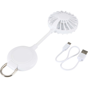 Logotrade promotional merchandise picture of: Ventio recycled plastic magnetic portable fan