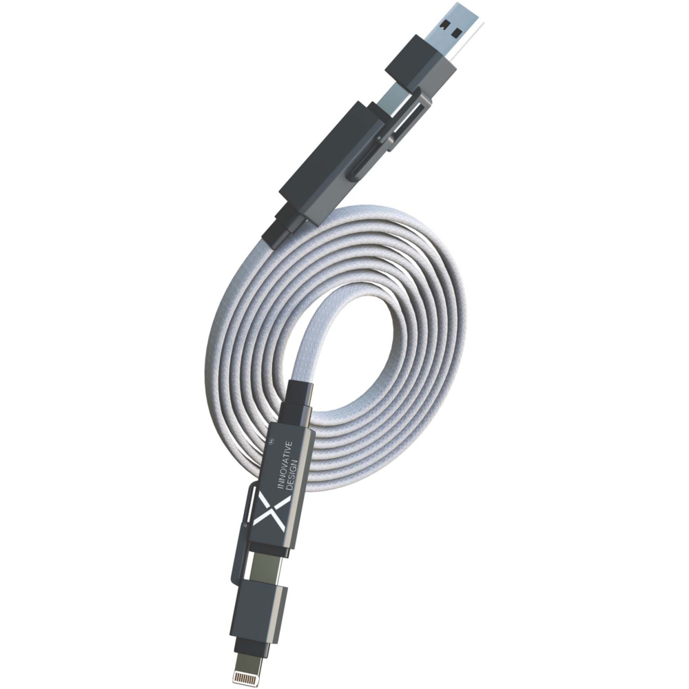 Logotrade business gift image of: SCX.design C58 60W magnetic flat charging cable